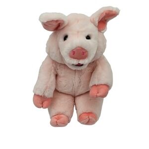 4K Polar Puff PlayTalkin Pig‎ Plush 1995 DCN Industries Stuffed Animal Toy
